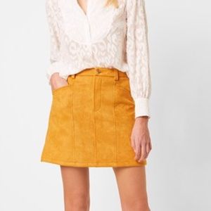 NWT French Connection BAHATI SUEDETTE MINI SKIRT